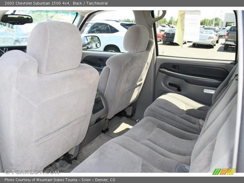Black / Tan/Neutral 2003 Chevrolet Suburban 1500 4x4