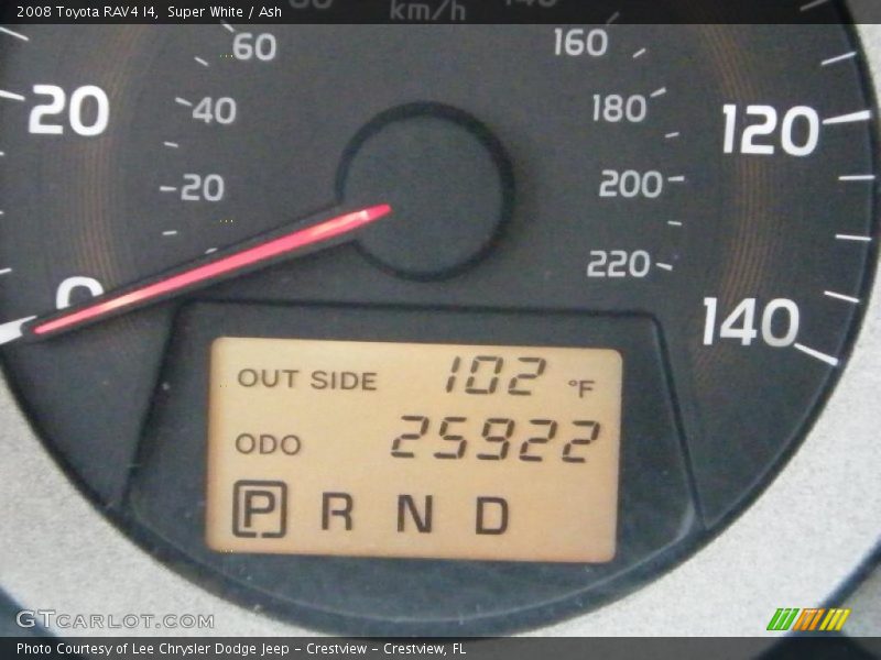 Super White / Ash 2008 Toyota RAV4 I4