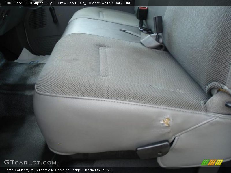 Oxford White / Dark Flint 2006 Ford F350 Super Duty XL Crew Cab Dually