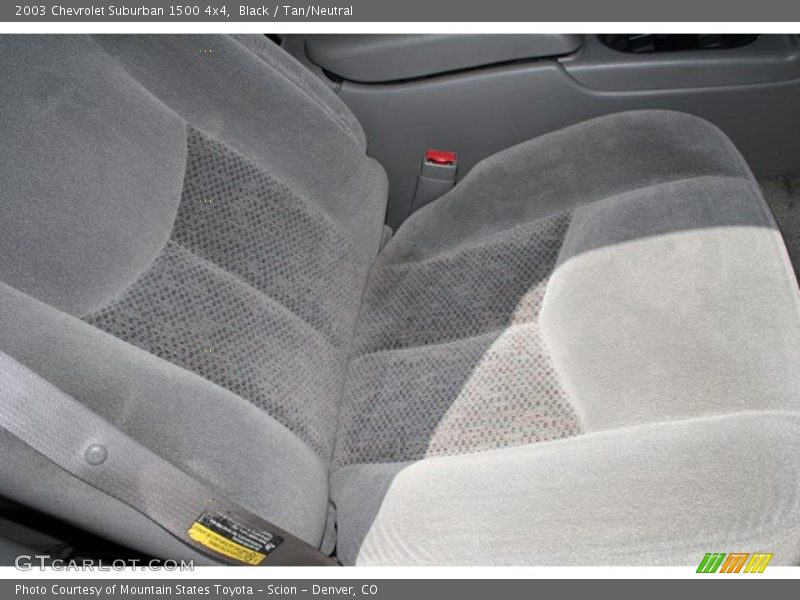 Black / Tan/Neutral 2003 Chevrolet Suburban 1500 4x4