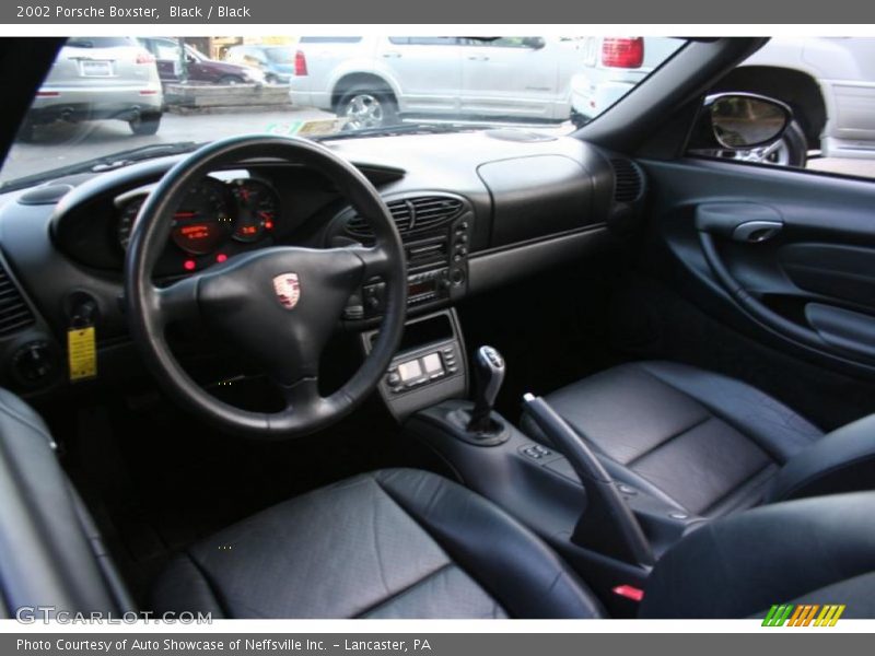 Black / Black 2002 Porsche Boxster