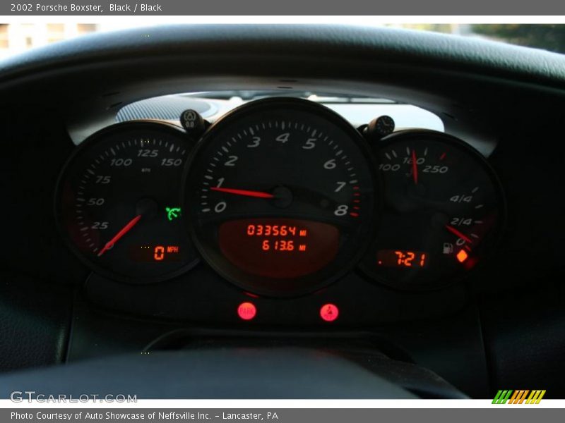 Black / Black 2002 Porsche Boxster