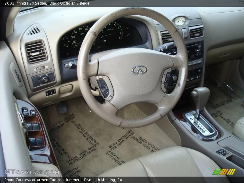 Black Obsidian / Beige 2001 Infiniti I 30 Sedan