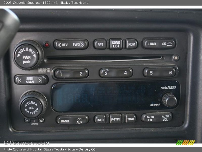 Black / Tan/Neutral 2003 Chevrolet Suburban 1500 4x4