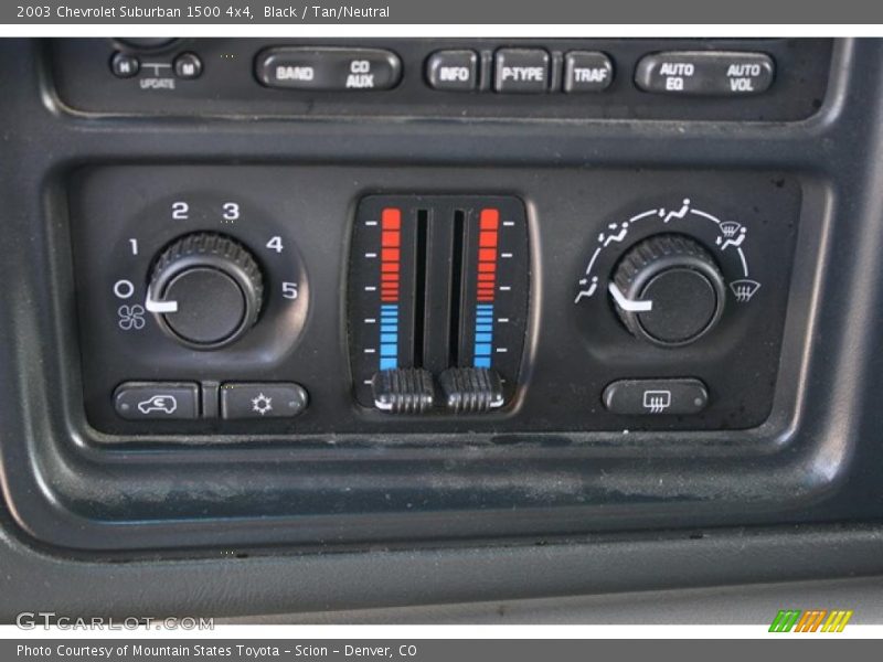 Black / Tan/Neutral 2003 Chevrolet Suburban 1500 4x4