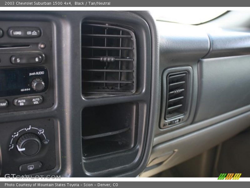 Black / Tan/Neutral 2003 Chevrolet Suburban 1500 4x4