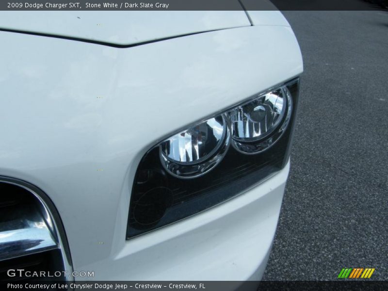 Stone White / Dark Slate Gray 2009 Dodge Charger SXT