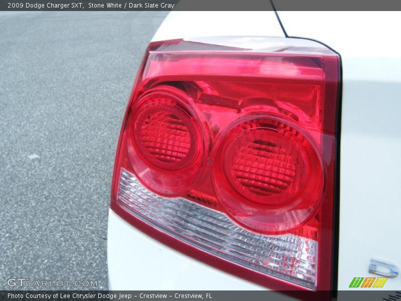 Stone White / Dark Slate Gray 2009 Dodge Charger SXT