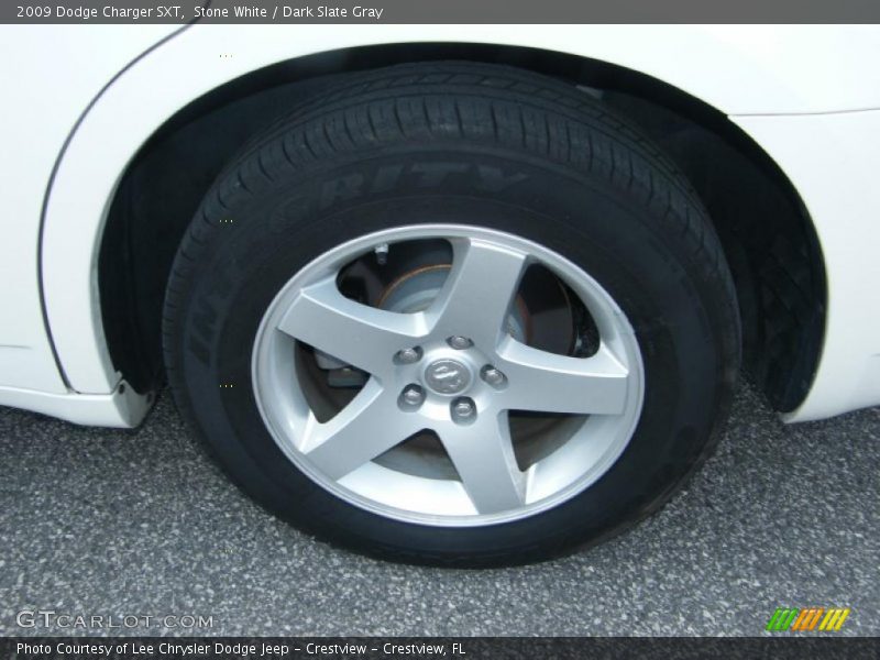 Stone White / Dark Slate Gray 2009 Dodge Charger SXT