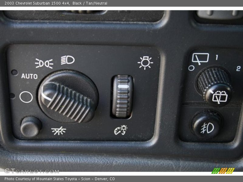 Black / Tan/Neutral 2003 Chevrolet Suburban 1500 4x4