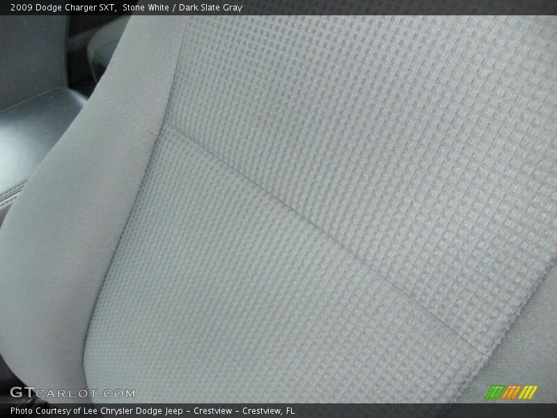 Stone White / Dark Slate Gray 2009 Dodge Charger SXT