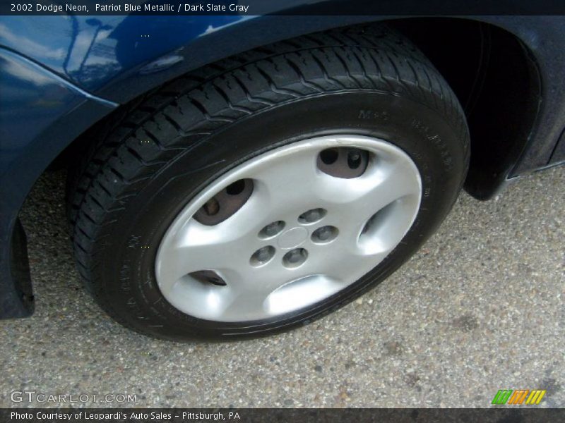 Patriot Blue Metallic / Dark Slate Gray 2002 Dodge Neon