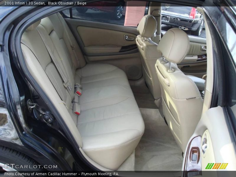 Black Obsidian / Beige 2001 Infiniti I 30 Sedan