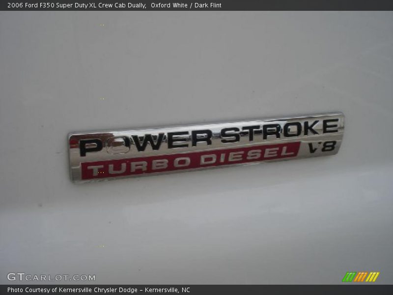 Oxford White / Dark Flint 2006 Ford F350 Super Duty XL Crew Cab Dually