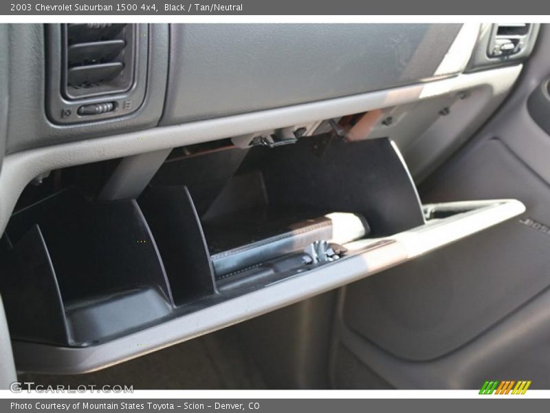 Black / Tan/Neutral 2003 Chevrolet Suburban 1500 4x4