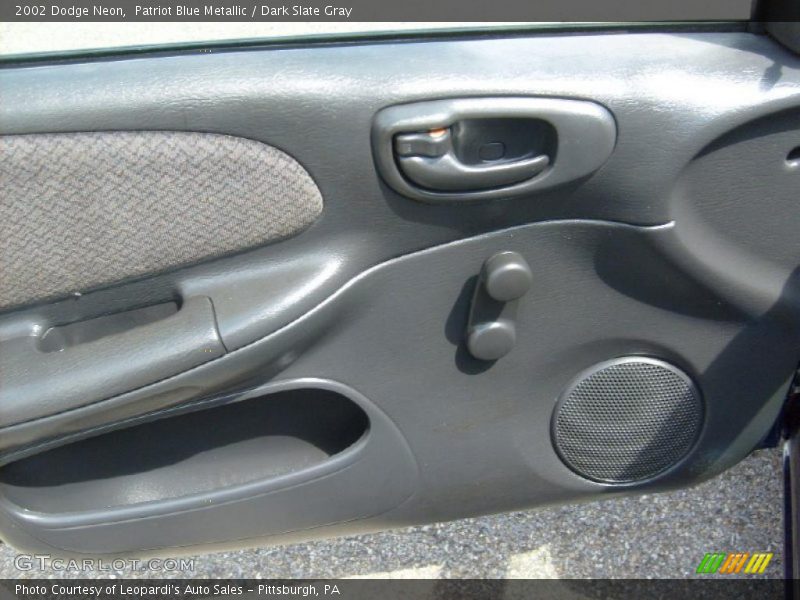 Patriot Blue Metallic / Dark Slate Gray 2002 Dodge Neon