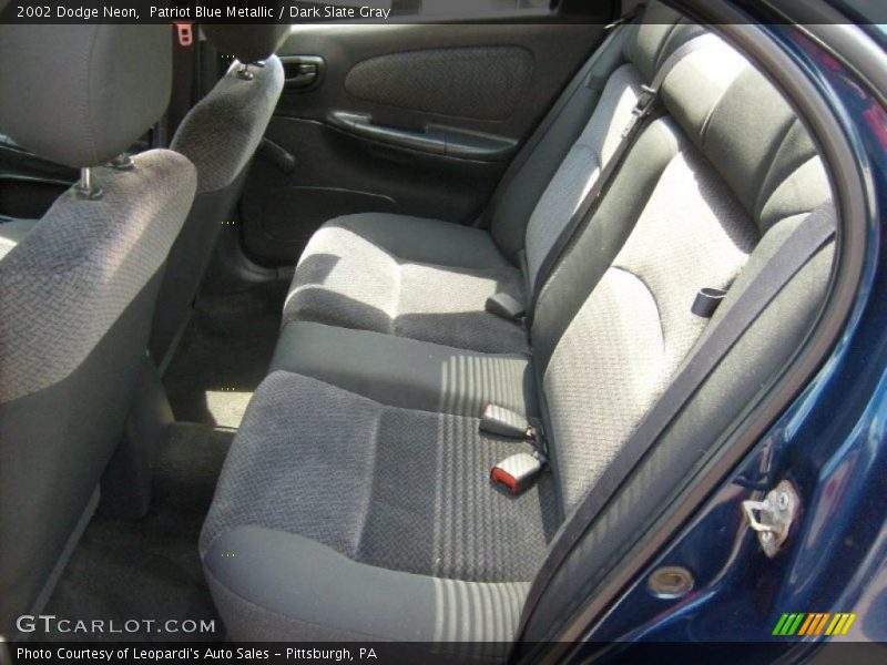 Patriot Blue Metallic / Dark Slate Gray 2002 Dodge Neon