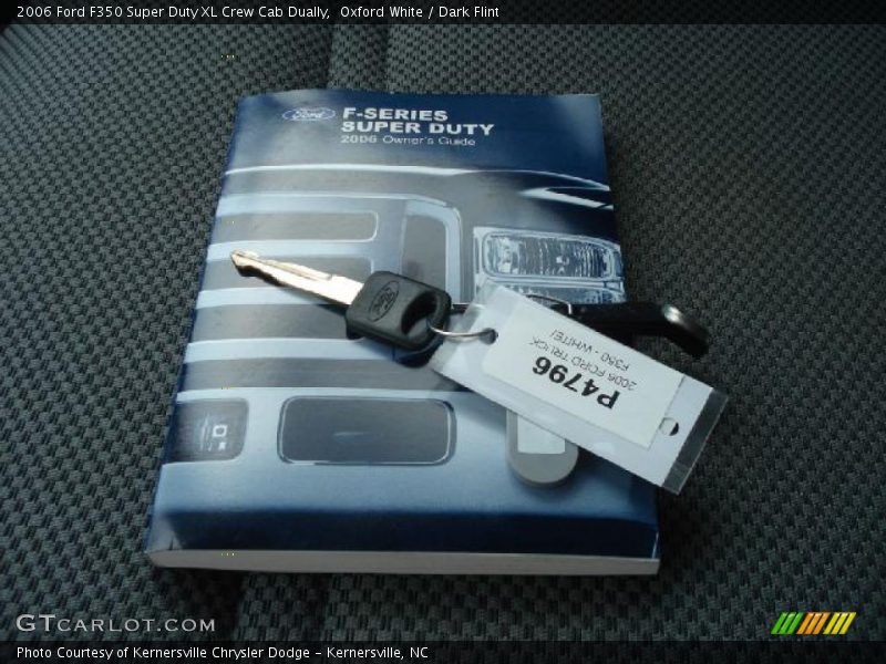Oxford White / Dark Flint 2006 Ford F350 Super Duty XL Crew Cab Dually