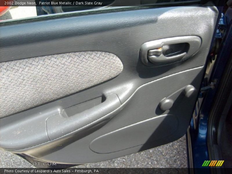 Patriot Blue Metallic / Dark Slate Gray 2002 Dodge Neon