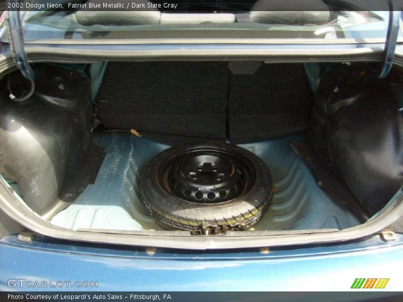 Patriot Blue Metallic / Dark Slate Gray 2002 Dodge Neon