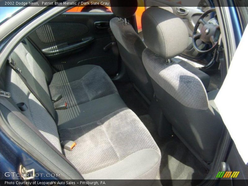 Patriot Blue Metallic / Dark Slate Gray 2002 Dodge Neon