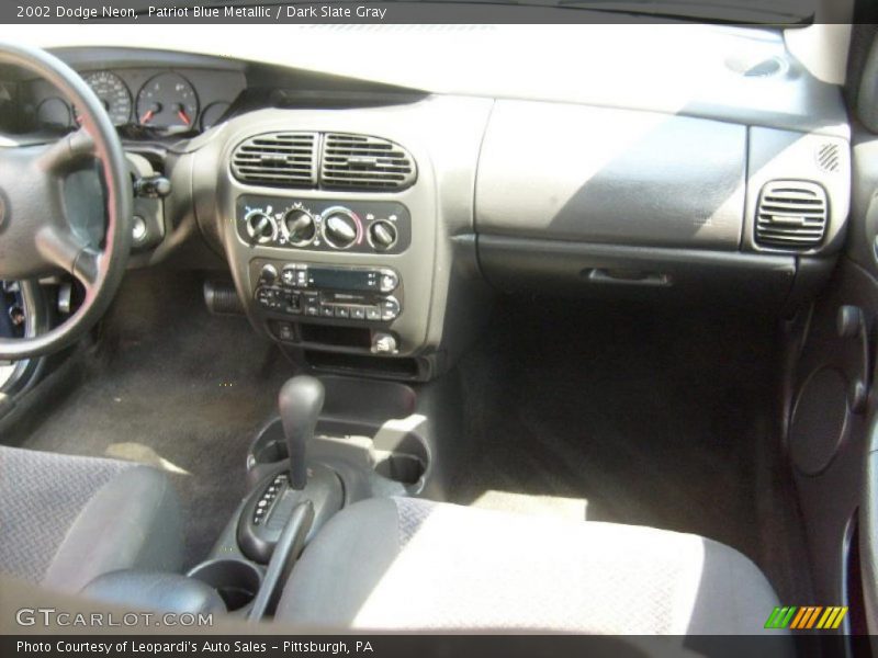Patriot Blue Metallic / Dark Slate Gray 2002 Dodge Neon