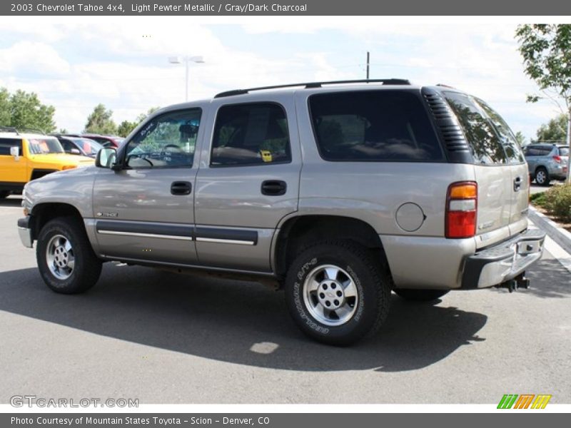 Light Pewter Metallic / Gray/Dark Charcoal 2003 Chevrolet Tahoe 4x4