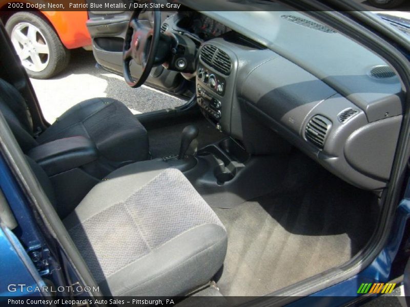 Patriot Blue Metallic / Dark Slate Gray 2002 Dodge Neon