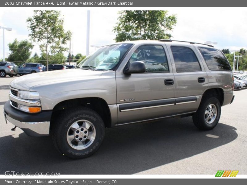 Light Pewter Metallic / Gray/Dark Charcoal 2003 Chevrolet Tahoe 4x4