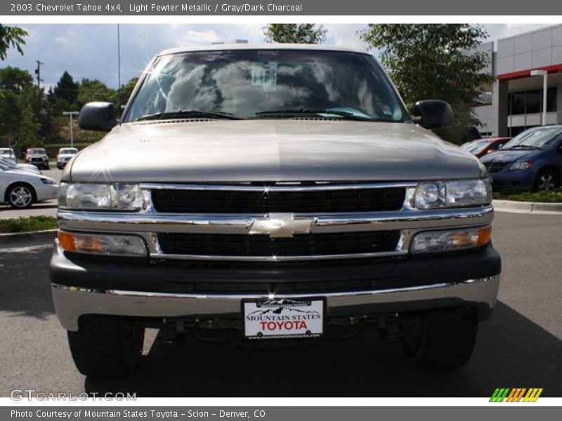 Light Pewter Metallic / Gray/Dark Charcoal 2003 Chevrolet Tahoe 4x4