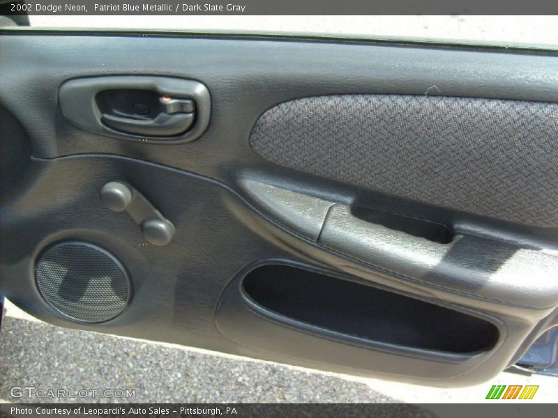 Patriot Blue Metallic / Dark Slate Gray 2002 Dodge Neon