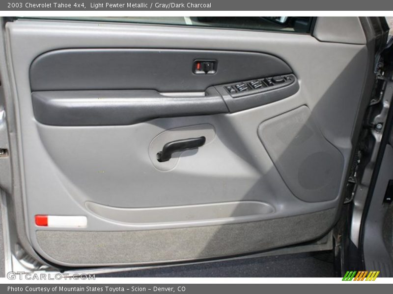 Light Pewter Metallic / Gray/Dark Charcoal 2003 Chevrolet Tahoe 4x4