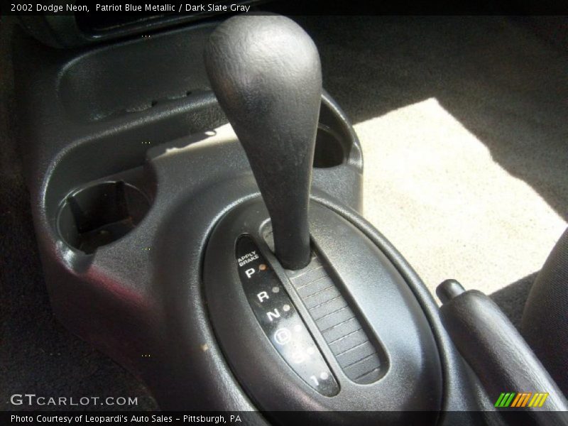 Patriot Blue Metallic / Dark Slate Gray 2002 Dodge Neon
