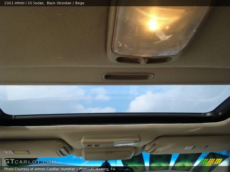 Black Obsidian / Beige 2001 Infiniti I 30 Sedan