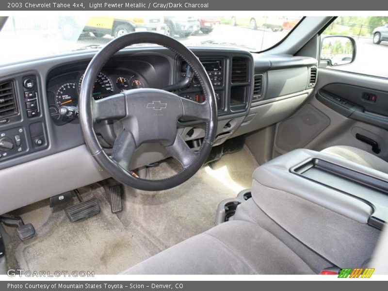 Light Pewter Metallic / Gray/Dark Charcoal 2003 Chevrolet Tahoe 4x4
