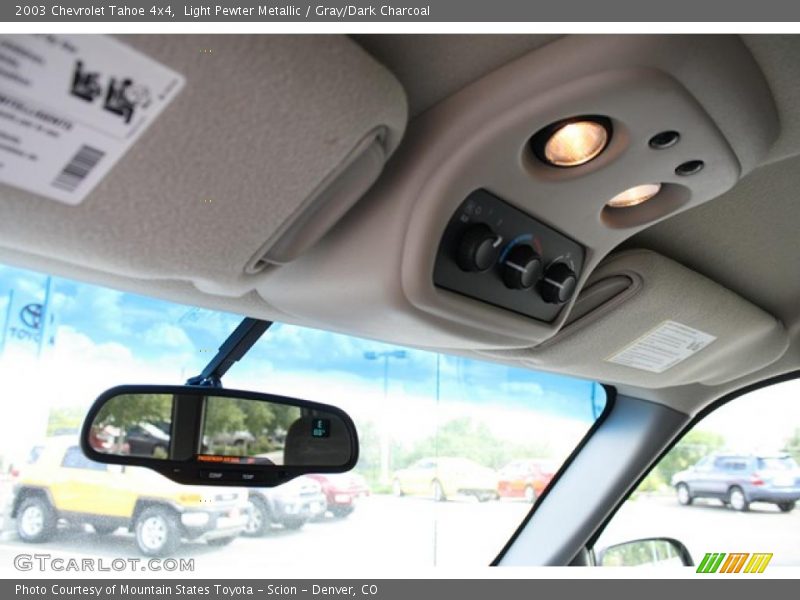 Light Pewter Metallic / Gray/Dark Charcoal 2003 Chevrolet Tahoe 4x4