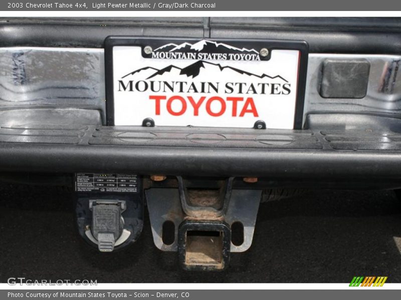 Light Pewter Metallic / Gray/Dark Charcoal 2003 Chevrolet Tahoe 4x4