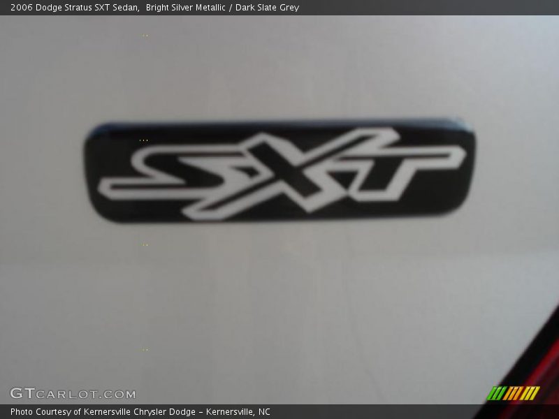 Bright Silver Metallic / Dark Slate Grey 2006 Dodge Stratus SXT Sedan