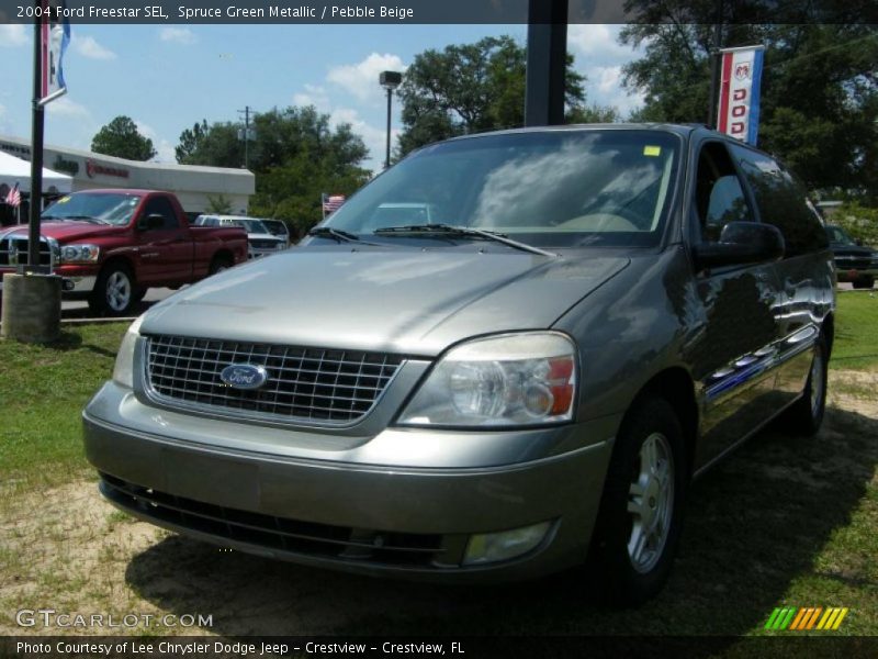 Spruce Green Metallic / Pebble Beige 2004 Ford Freestar SEL