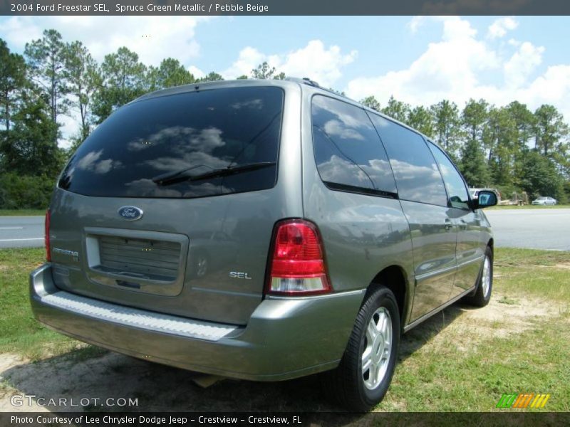 Spruce Green Metallic / Pebble Beige 2004 Ford Freestar SEL