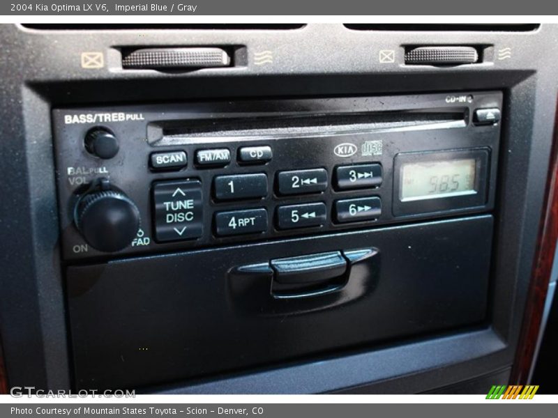 Imperial Blue / Gray 2004 Kia Optima LX V6