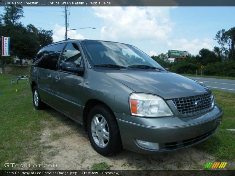 Spruce Green Metallic / Pebble Beige 2004 Ford Freestar SEL