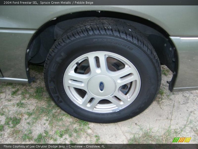 Spruce Green Metallic / Pebble Beige 2004 Ford Freestar SEL