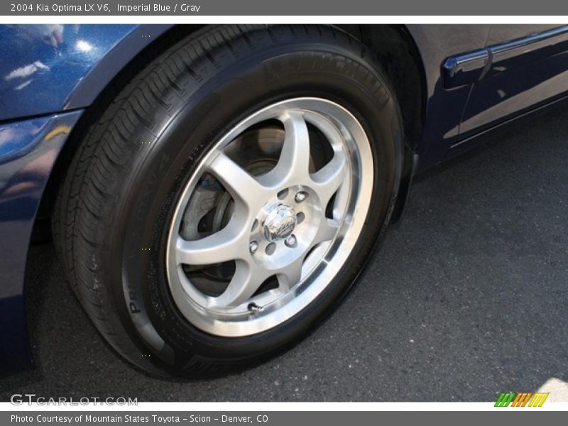 Imperial Blue / Gray 2004 Kia Optima LX V6
