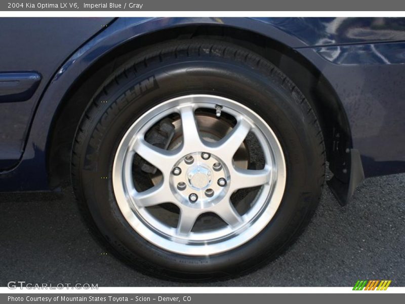 Imperial Blue / Gray 2004 Kia Optima LX V6