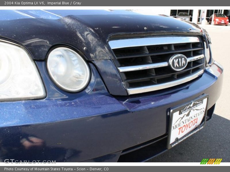 Imperial Blue / Gray 2004 Kia Optima LX V6