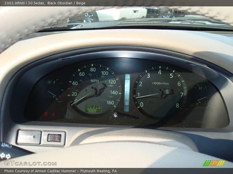 Black Obsidian / Beige 2001 Infiniti I 30 Sedan