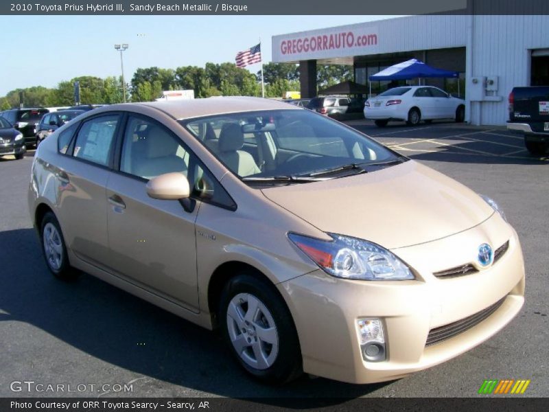 Sandy Beach Metallic / Bisque 2010 Toyota Prius Hybrid III