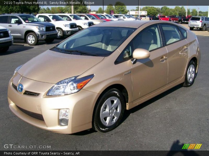 Sandy Beach Metallic / Bisque 2010 Toyota Prius Hybrid III