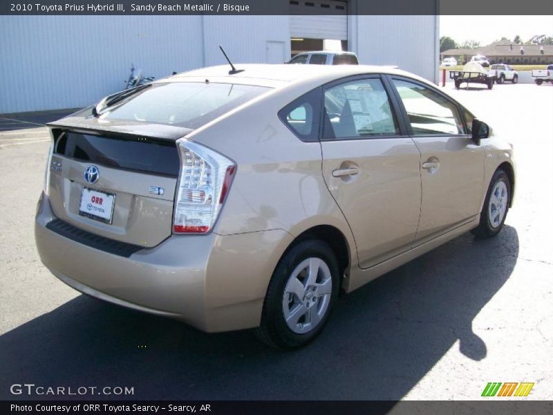 Sandy Beach Metallic / Bisque 2010 Toyota Prius Hybrid III